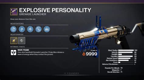 explosive personality light.gg|explosive personality god roll pve.
